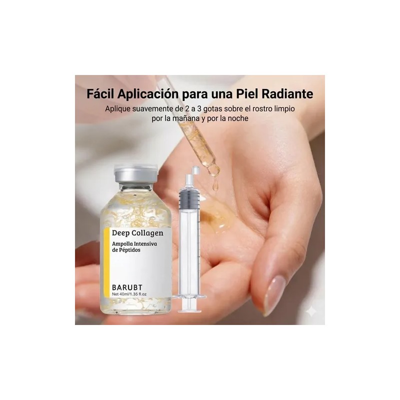 Serum Facial Tópico Antiedad Peptidos De Seda + Colágeno