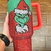 Grouch Rhinestone 40 oz. Tumbler with Handle and Straw Lid