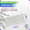 Microwave Filter Replacement 13.30” x 5.85” for 6802A 4393862 Whirlpool
