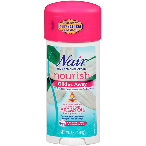 Nair Hair Remover Glides Away Hair Removal Cream 3.3 oz