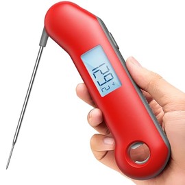 ThermoMaven ProfessionaI - Termómetro digital para carne, lectura instantánea 3 veces más rápida de 0.5 segundos, precisión certificada por NIST ±0.5°