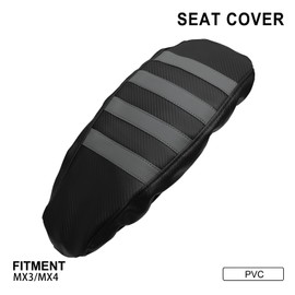 IUVWISN Dirt Bike Seat Cover for Talaria Sting MX3/R MX4 MX5 PRO Electric Bike Gray,High Elastic Leather