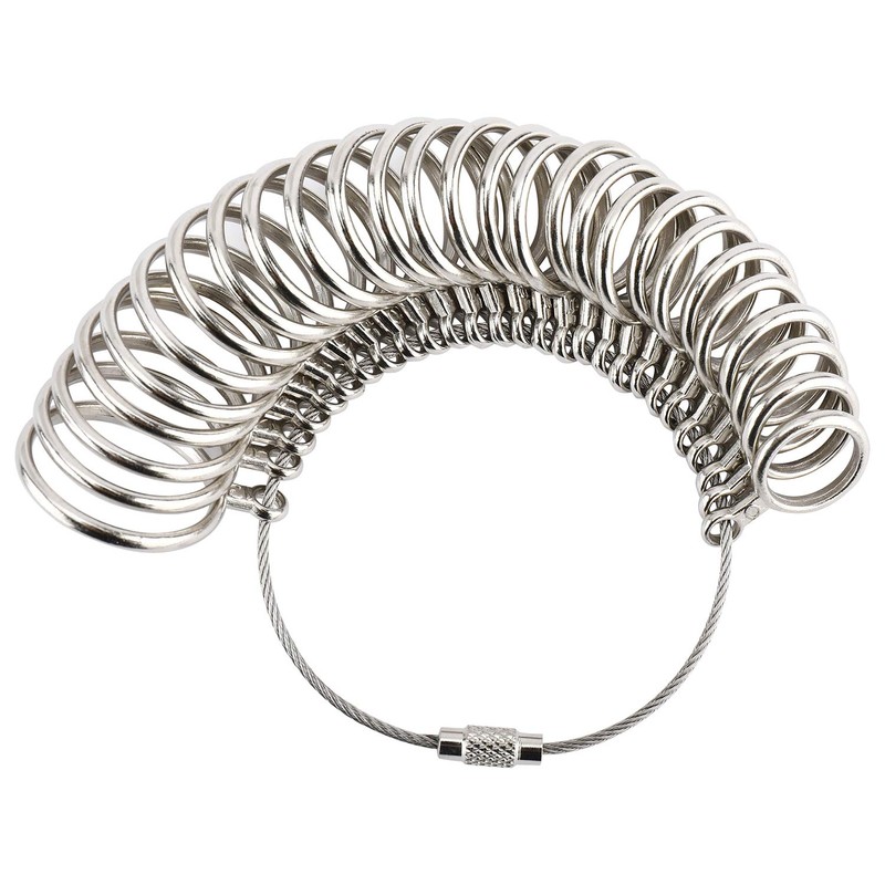 Artilife Jewelry Ring Sizer Tools Including Ring Mandrel Sizer, Rubber