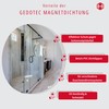 Gedotec Magnetdichtung für Duschtüren | Dichtung mit Magnet SCHWARZ |