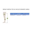 T.E.D. Anti-Embolism Stockings TED - Thigh Length Large Long (Size