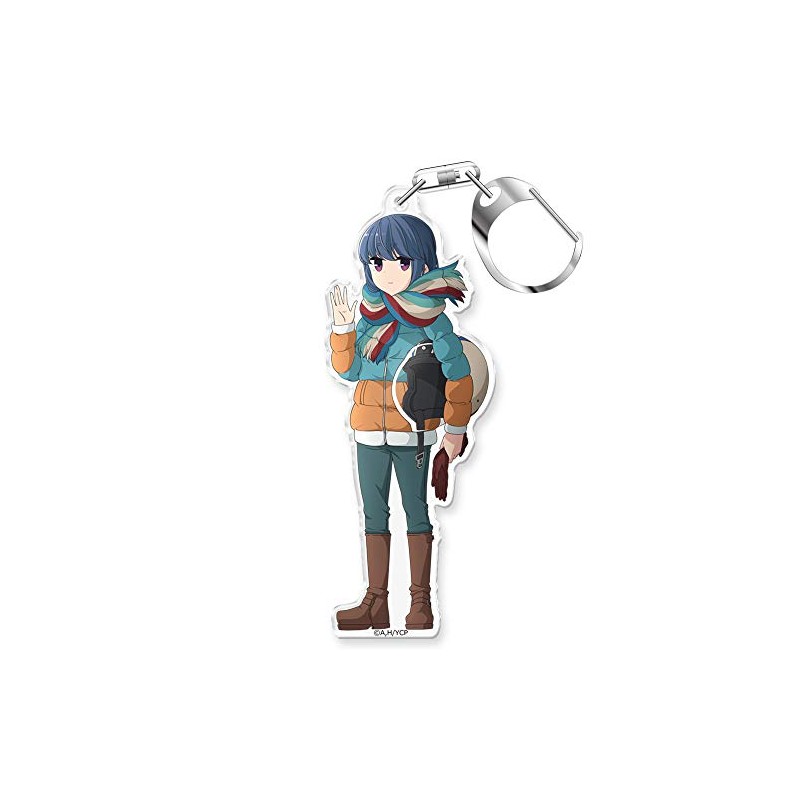 [azumaker] Yurucamp Acrylic Key Chain Shima Rin