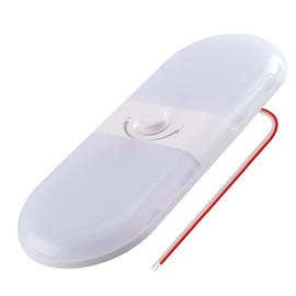 12V/24V RV Boat Ceiling Light Interior 3 Color Temp with Stepless Dimming Super Bright LED Dome Light Panel Light for Caravan Camper Travel Trailer Motorhome Sailboat Yacht Interior Lighting (1 PACK)