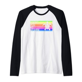 Save The Turtles Raglan Baseball Tee