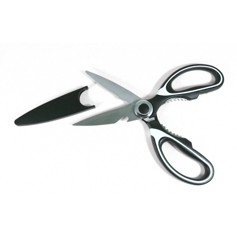 Elpramo Pizza Rolling Cutter + Kitchen Scissors Stainless Steel Slicer