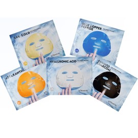 Daily Care Gesichtstuchmasken, Face Mask Set, Maske fürs Gesicht Hauterneuerung Hautberuhigung, Feuchtigkeitsspendende Gesichtstuchmasken mit Beruhigung, für Alle Hauttypen Geeignet