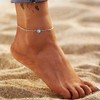 ChicSilver 925 Sterling Silver Ankle Bracelet for Women, Minimalist Delicate