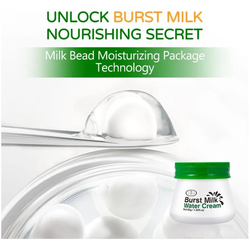 Crema Facial Burst Milk con Extracto de Leche de Cabra