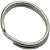 Merriway BH01819 (20 Pcs) Keyring Sprung Steel Split Ring, Nickel