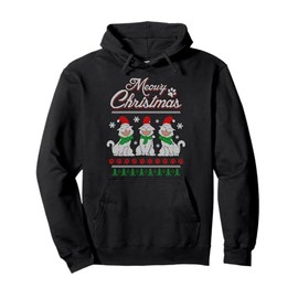 Meowy Catmas Cat Ugly Christmas Sweater Cat Christmas Jumper Hoodie