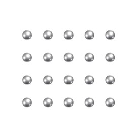 sourcing map 2500 Pieces 2 mm 201 Stainless Steel Bearing Balls G200 Precision