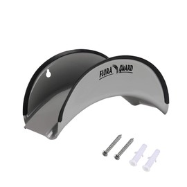 FLORA GUARD Hose Hanger, Wall-Mounted Metal Hose Holder, Anti-Corrosive Hose Bracket for Wall Storage (Grey)