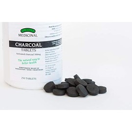 JL Bragg's Medicinal Charcoal Tablets J.L Bragg's Charcoal Tablets 250, Pack of 3