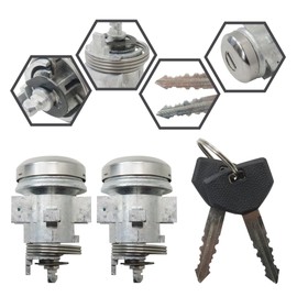 New Upgrade Pair of Door Lock Kit for Dodge Ram 1500 1994-2001,Door Lock Cylinders w/Keys Replaces for 5070022