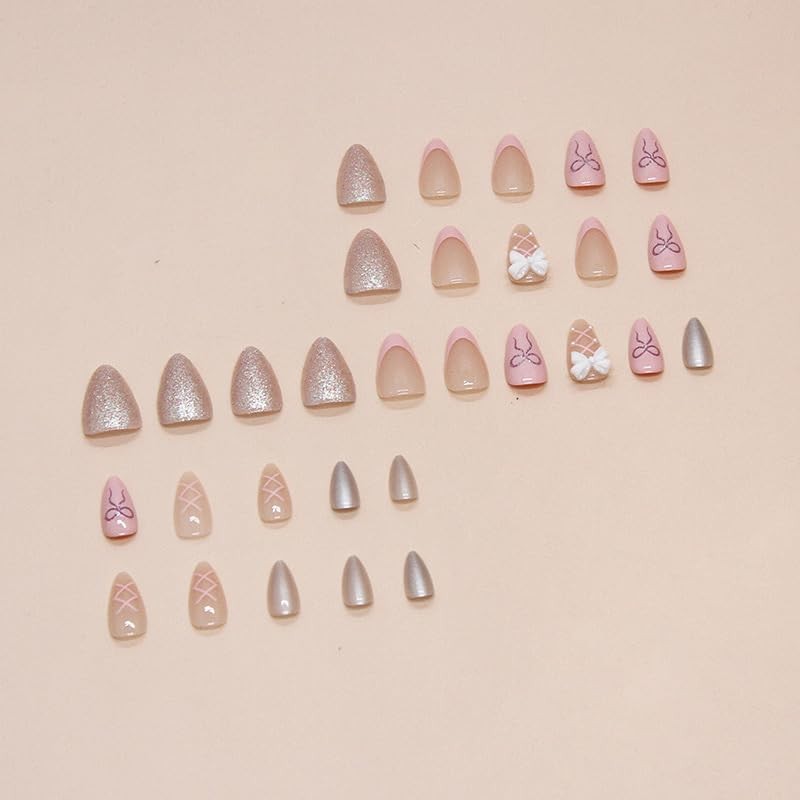 XUZOO Nail Tip, Short and Long, Cute, Stylish, Popular, Simple,