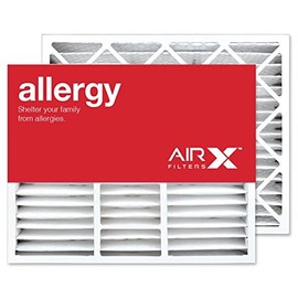 AIRx Filters 20x25x5 MERV 11 HVAC AC Furnace Air Filter Replacement for White Rodgers FR2000U-108, Allergy 2-Pack, Made in the USA
