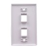 Kework 2 Ports Wall Plate, 1 Port 4K@60Hz HDMI 1