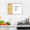 Small Cork Board Whiteboard Combo - 12" X 16" Portable