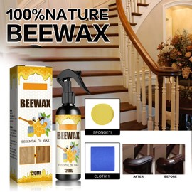 REATIFUL Beeswax Wood Polish,Natural Beeswax Care Spray & Restorer,Bees Wax Furniture Polish and Cleaner,Suitable for Living Rooms,Kitchens and Wooden Furniture Floors (2)