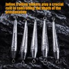 CWSDXM Through Wire Inline Torpedo Sinkers, Saltwater Bullet Fishing Weight