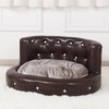 Pet Sofa/Dog Bed, OVA PVC Cat Bed, Mini Animal Sleeping