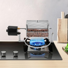 DreamRcoach Coffee Roaster Machine, Automatic Coffee Bean Roaster, Coffee Bean Roaster, Peanuts Pine Nuts Roaster for Cafe Shop Camping RV Outdoor,Adjustable Speed 46-54 rpm