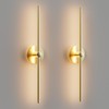 ZAGO 24 Inch LED Indoor Linear Wall Sconces Set of