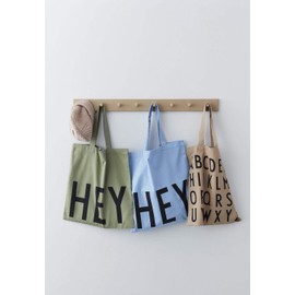 Design Letters Favourite Jute Bag - 100% Organic Cotton, Oeko-Tex Certified, Fashionable Colours, Including Shoulder Strap, Machine Washable, L: 44 x W: 42 cm