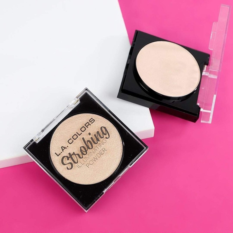 L.A. COLORS Strobing Illuminating Powder, Gleaming Goddess, 1 Ounce