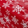 Serafina Home Holiday Christmas Vinyl Tablecloth with Flannel Backing: Tablecloth