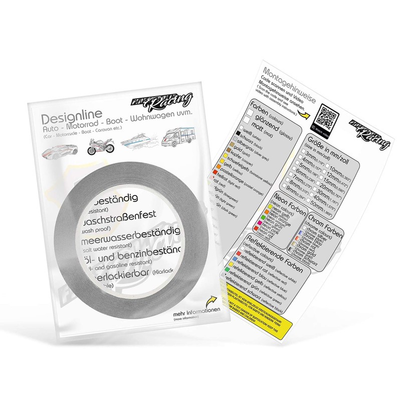 Finest Folia Decorative Shiny Strips for Car, Motorcycle, Boat, Model