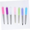 Healeved Nail Files Set Metalic Stainless Steel Cuticle Tools Smooth