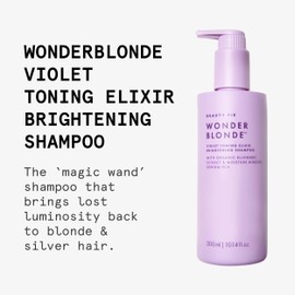 Beauty Pie WonderBlonde Violet Toning Elixir Brightening Shampoo – 10.14 fl oz (300 mL) Purple Shampoo for Blonde & Silver Hair – Anti‑Brass, Hydrating, Shine‑Enhancing Formula