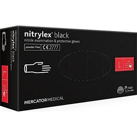 MERCATOR MEDICAL Nitrylex Classic Powder-Free Nitrile Gloves Size M - Box of 100 Gloves