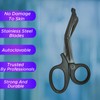 Trauma Shears Black EMT Scissors, Cut Thick Fabric & Materials