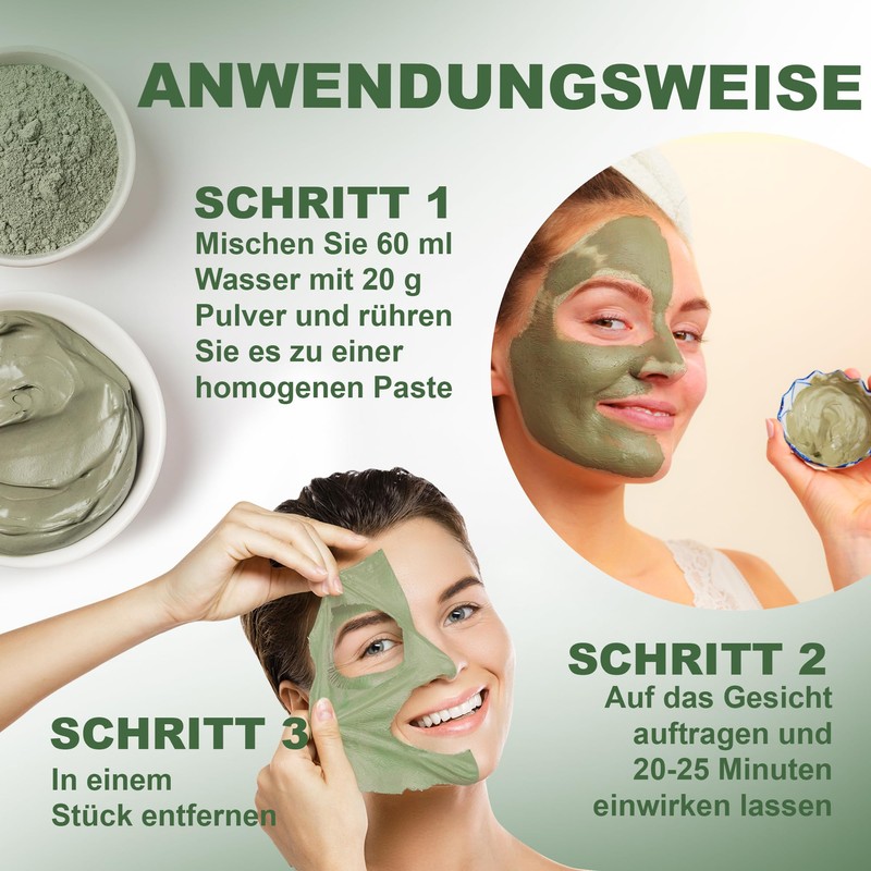 Alginate Peel-Off Moisturising Powder Mask, Blackhead Remover, Face Mask, Vegan,