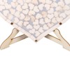 Wooden Wedding Frame Guest Book Drop Box with Stand 80