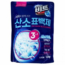 Lion Ttaegassok Beat Oxygen Bleach 1.5kg Pouch 4ea