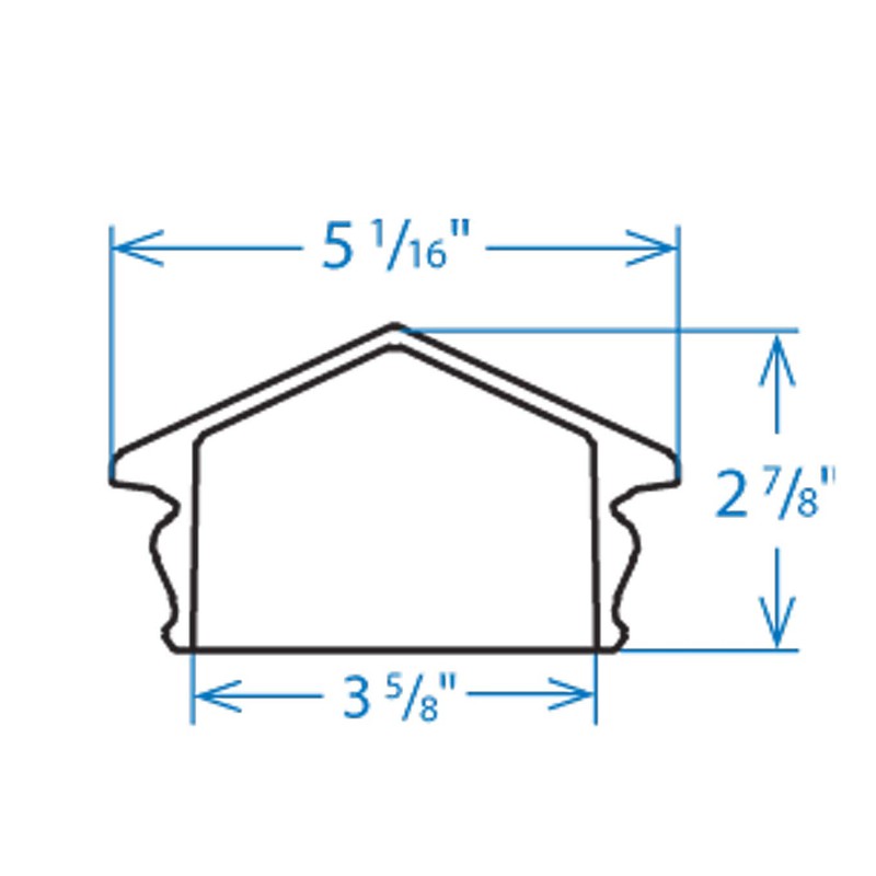 Woodway Glass Pyramid Post Cap, fits 3.5" Post, Forest Green,