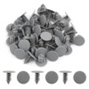 50Pcs Plastic Gray Rivets Retainers Car Door Fender Clips Fastener