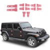 Hoolcar Jeep Wrangler JLU 4-Door 2018-2025 Door Hinge Trim Covers,