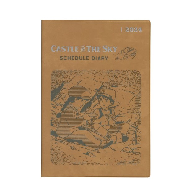 Ensky OLR-05 Castle in the Sky Laputa 2024 Schedule Book (Large Size), Starts October Monthly A5