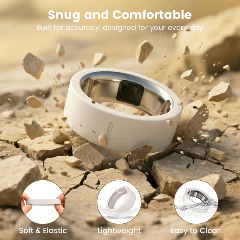 Ultra-Thin Covers Compatible with Oura Ring Gen 4/4 Ceramic/Oura Ring