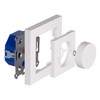 proventa Dimmer with Design Cover Glossy White for LED and