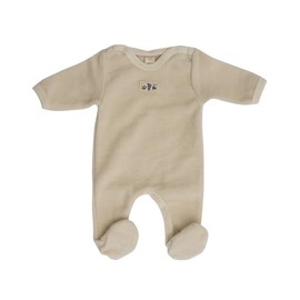 Lilano, Baby Pyjamas with Foot, 100% Wool (kbT), natural