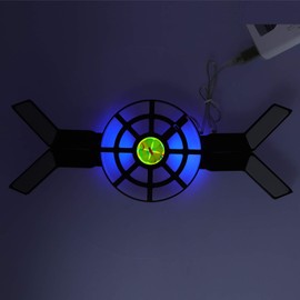 Laptop Cooling Stand, Laptop Cooling Pad, Portable with Luminous Large Fan for Laptops Gaming Laptop Notebook Computer(White, Pisa Leaning Tower Type)